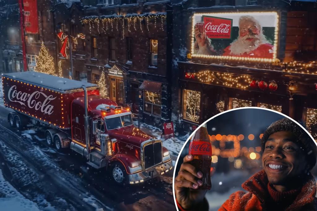 Coca-Cola ripped for 'ugly' AI-generated Christmas ad: 'dystopian nightmare'